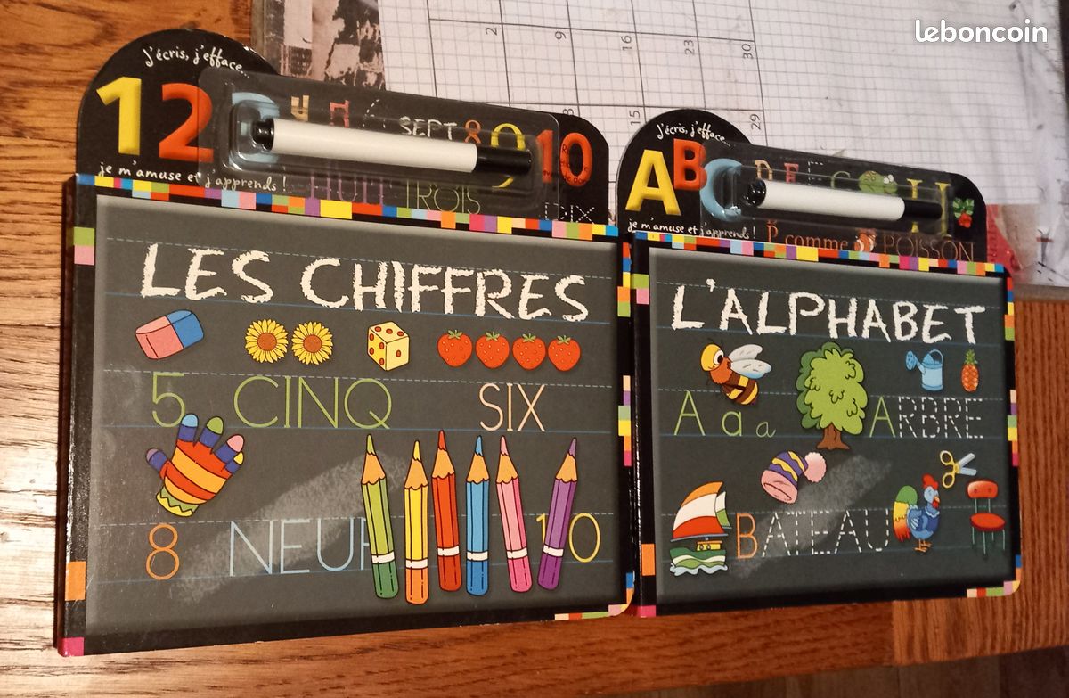 Livre d'écriture RÉUTILISABLES