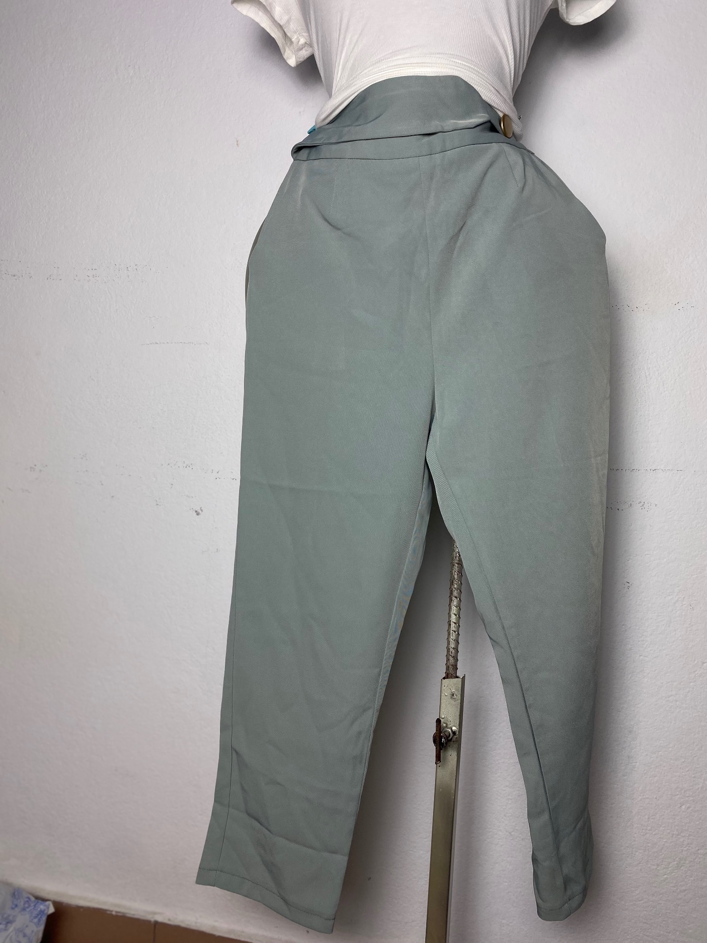 Pantalon taille haute élégant