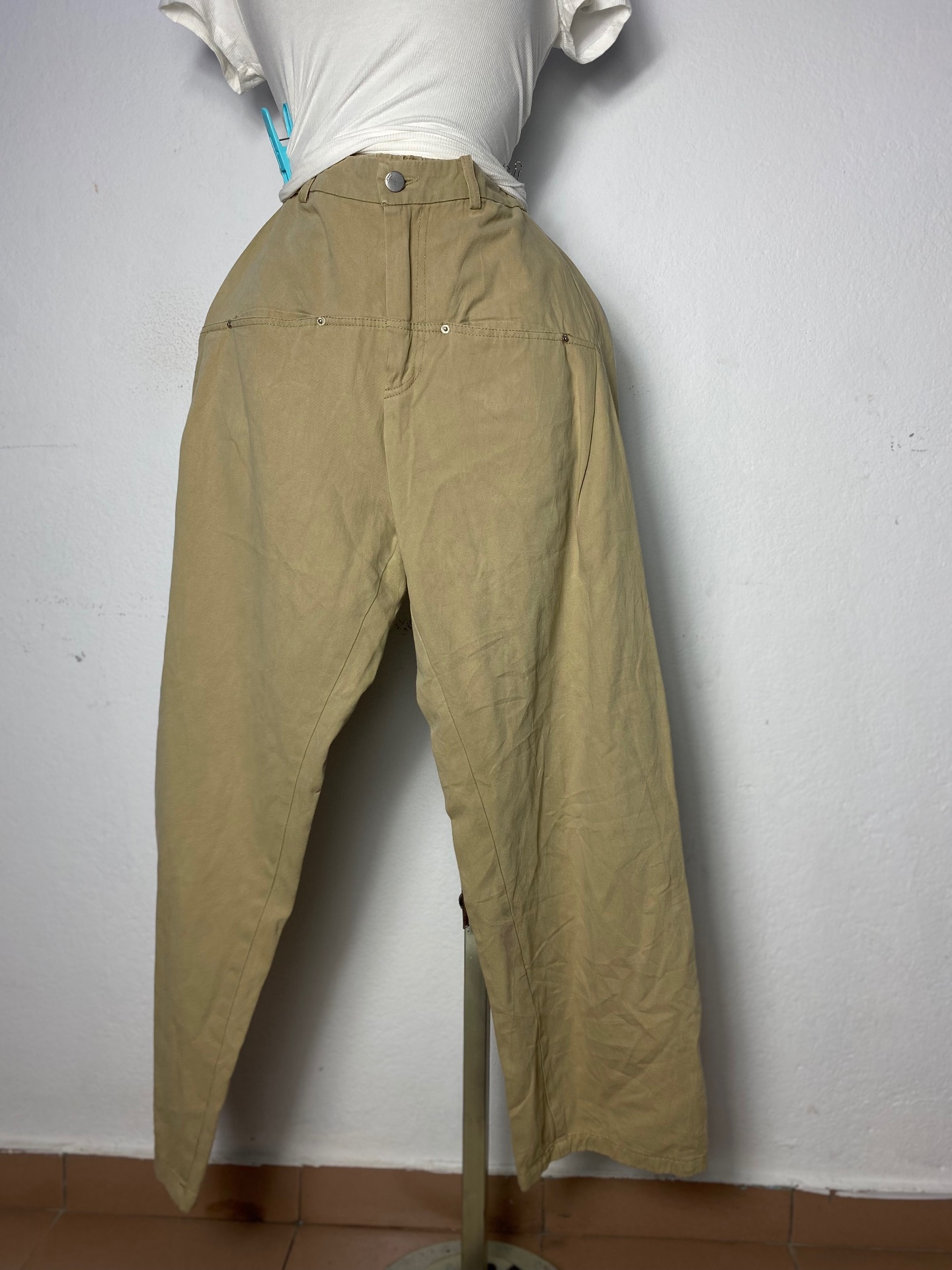 Pantalon beige femme décontracté Taille  M L XL X XXL