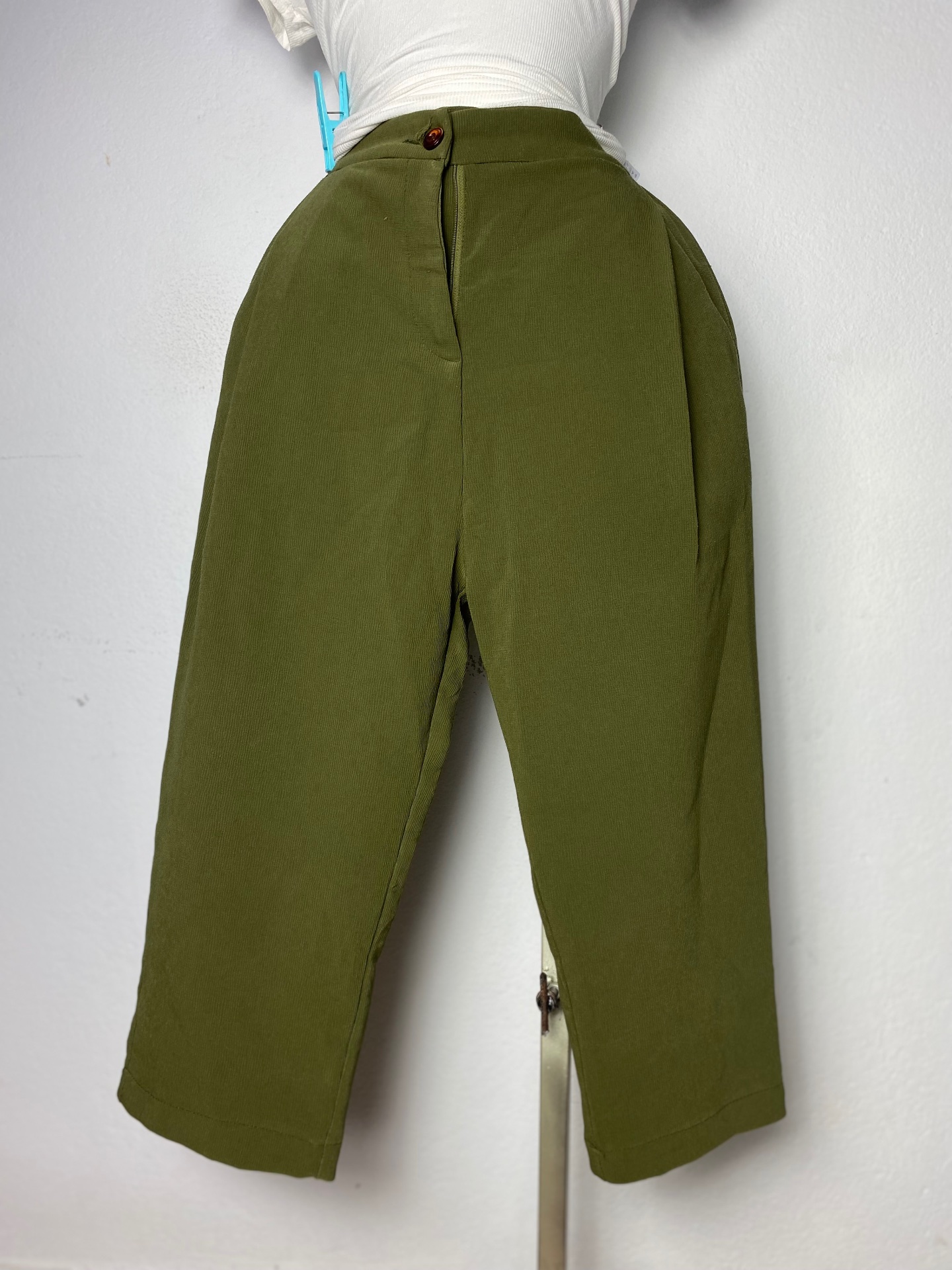 Pantalon vert décontracté femme Taille M L XL XXL