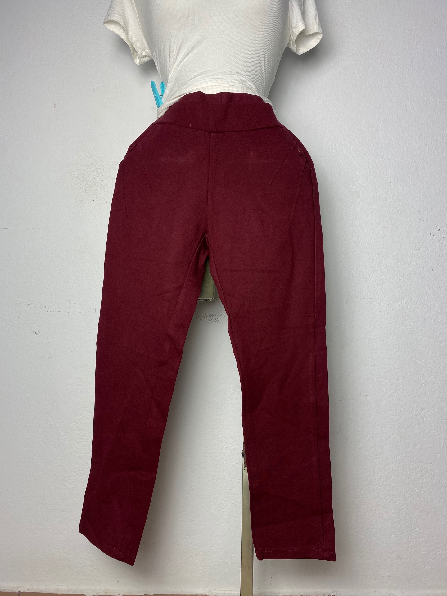 Pantalon Bordeaux Confortable Taille M L XL XXL