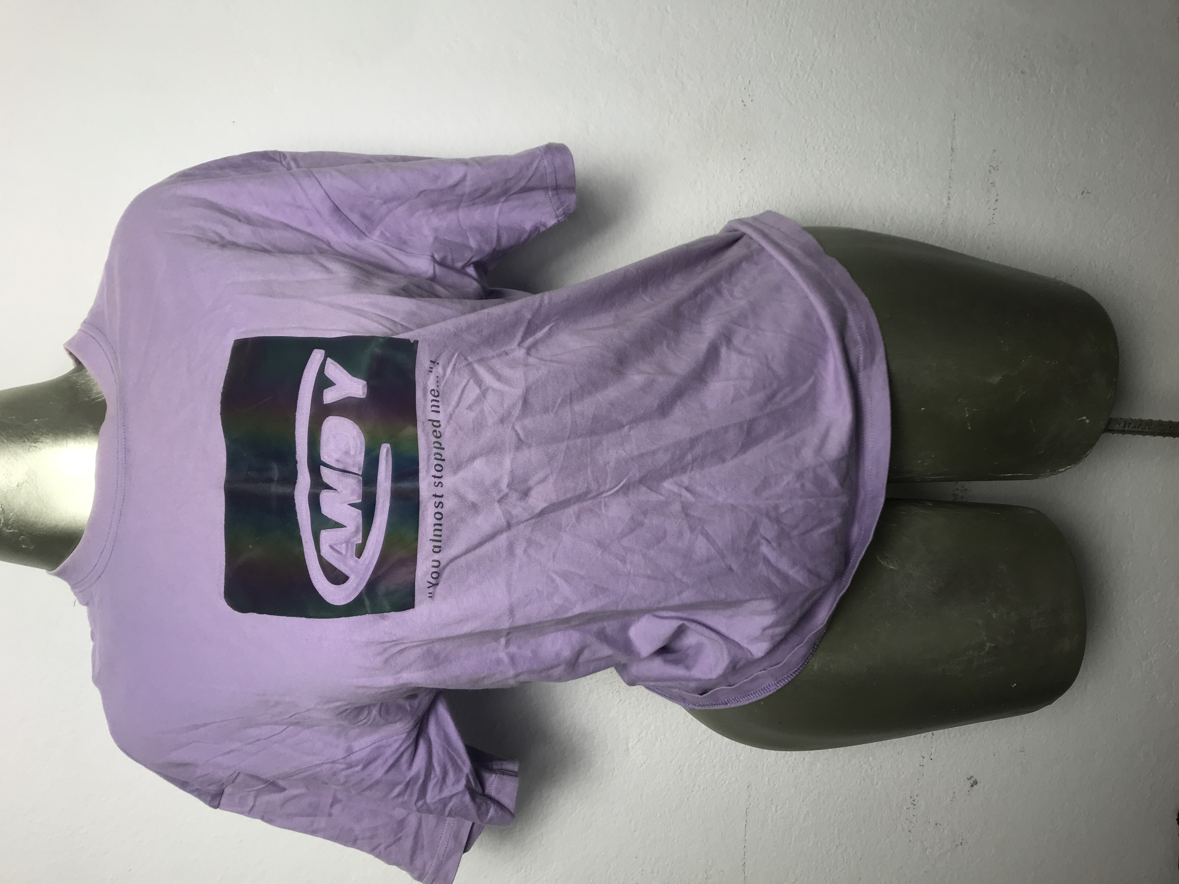 T-shirt lilas unisexe tendance Taille M L XL