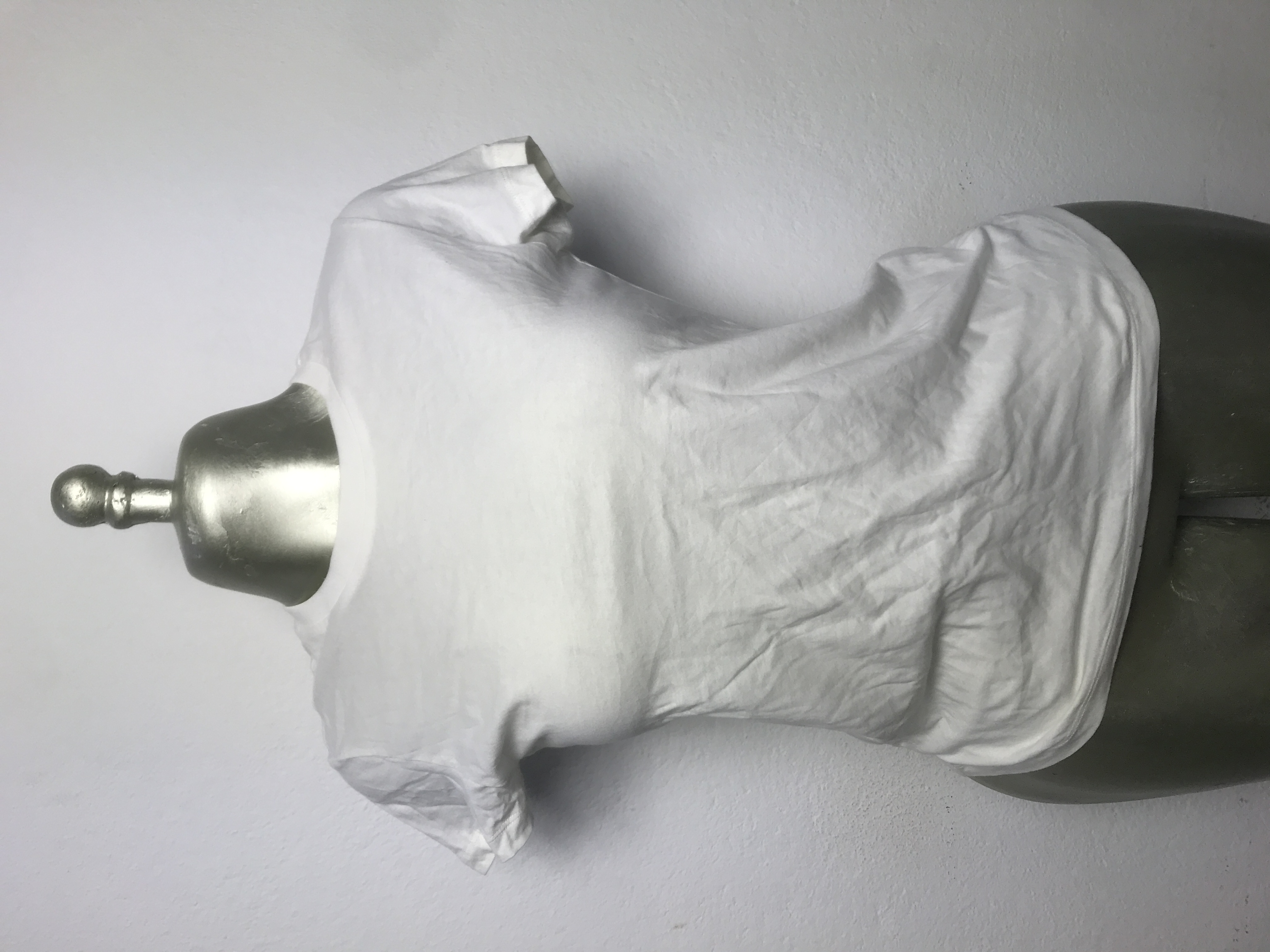 T-shirt blanc classique femme taille L M S