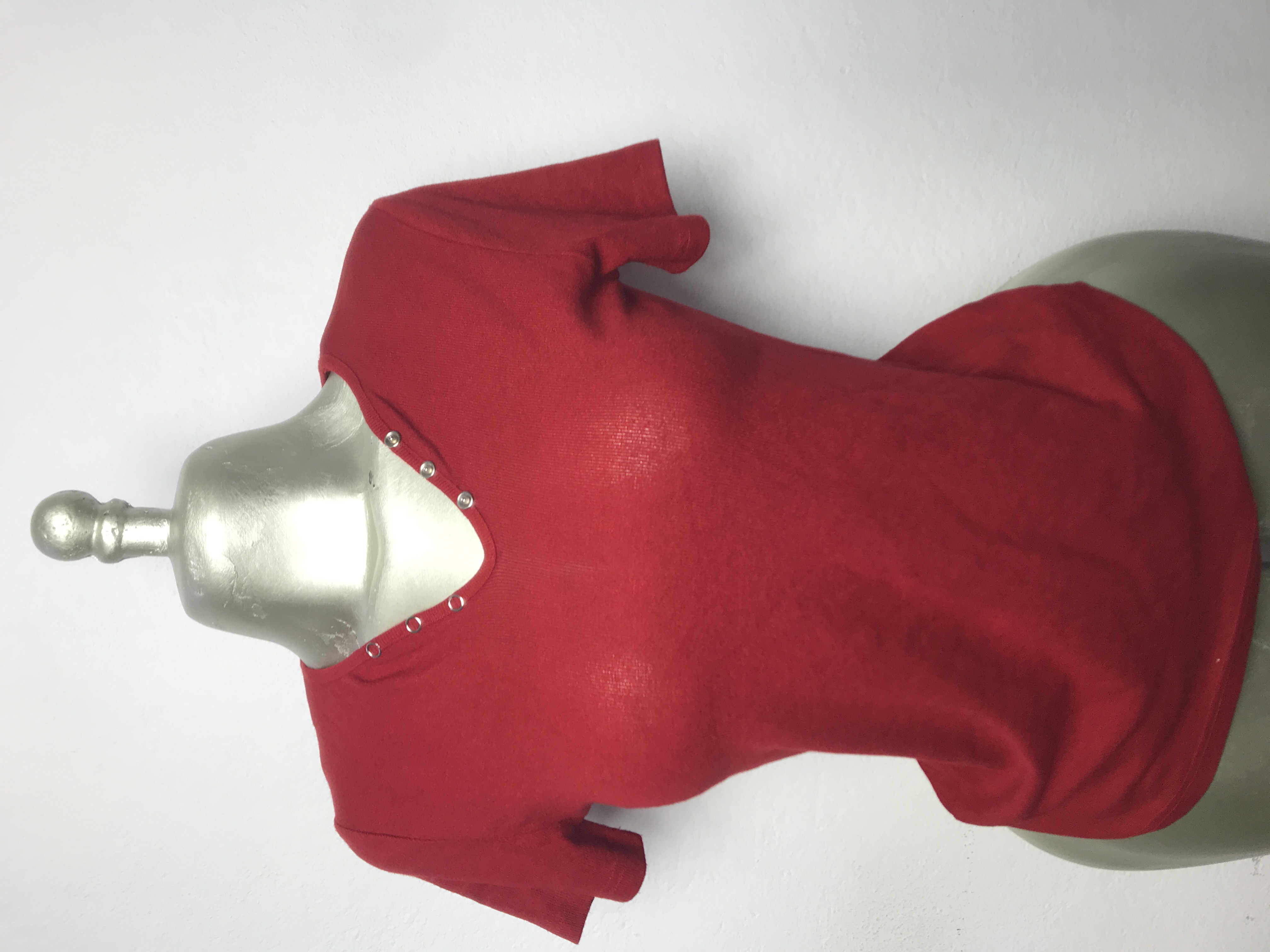 T-shirt rouge sertie Taille standard