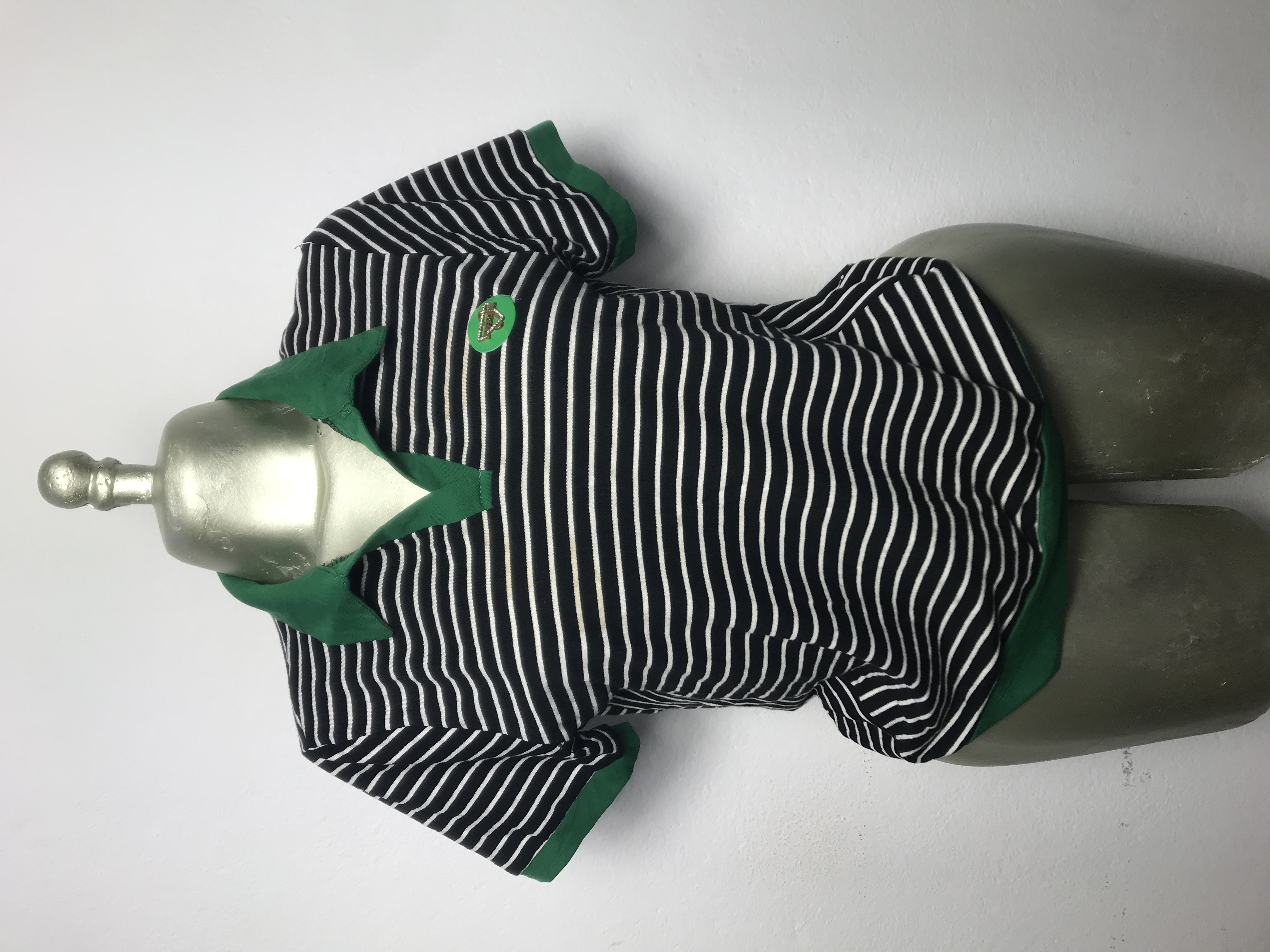 Polo rayé style décontracté Taille S. M XL