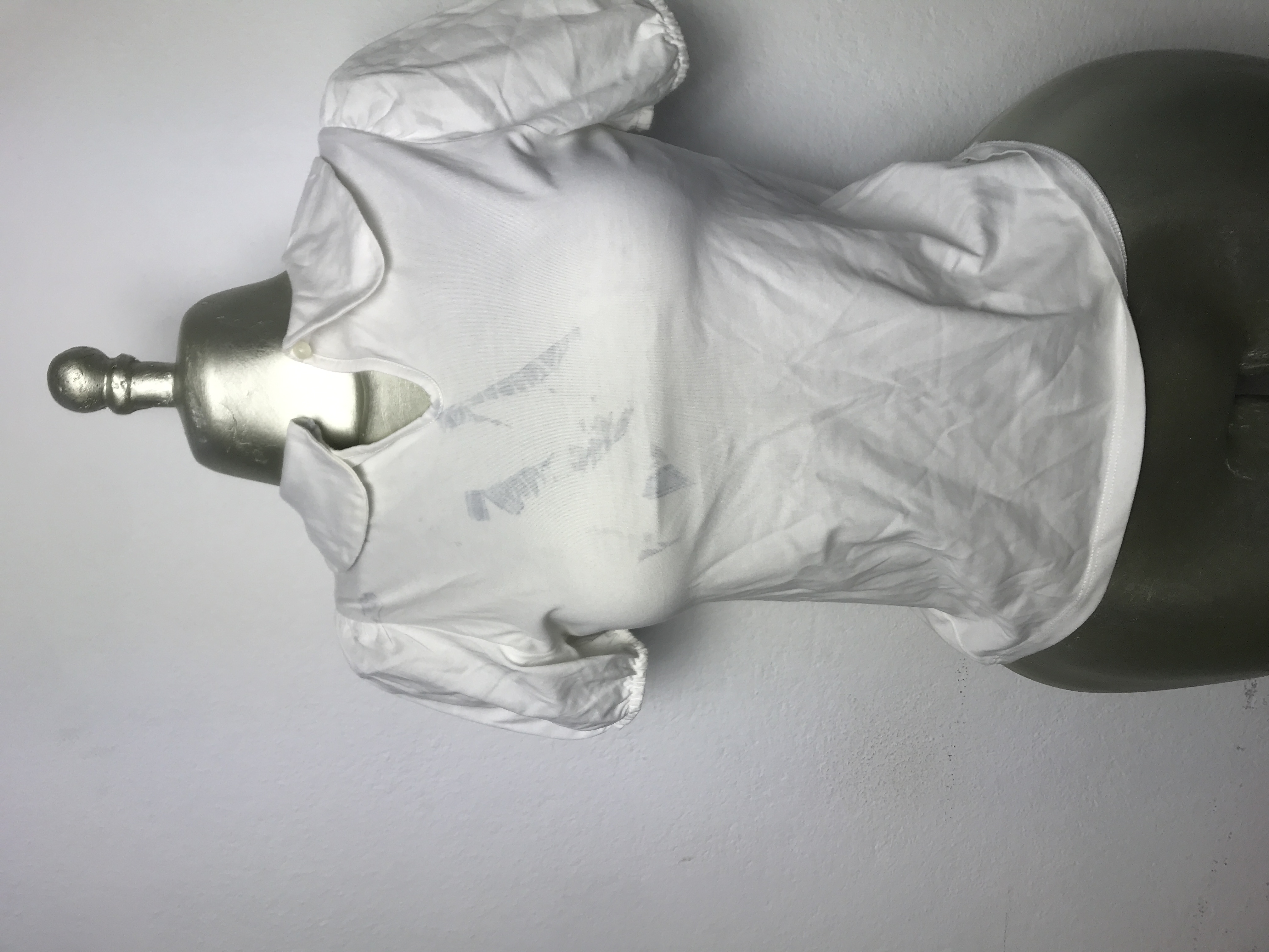 Blouse blanche col classique Taille M