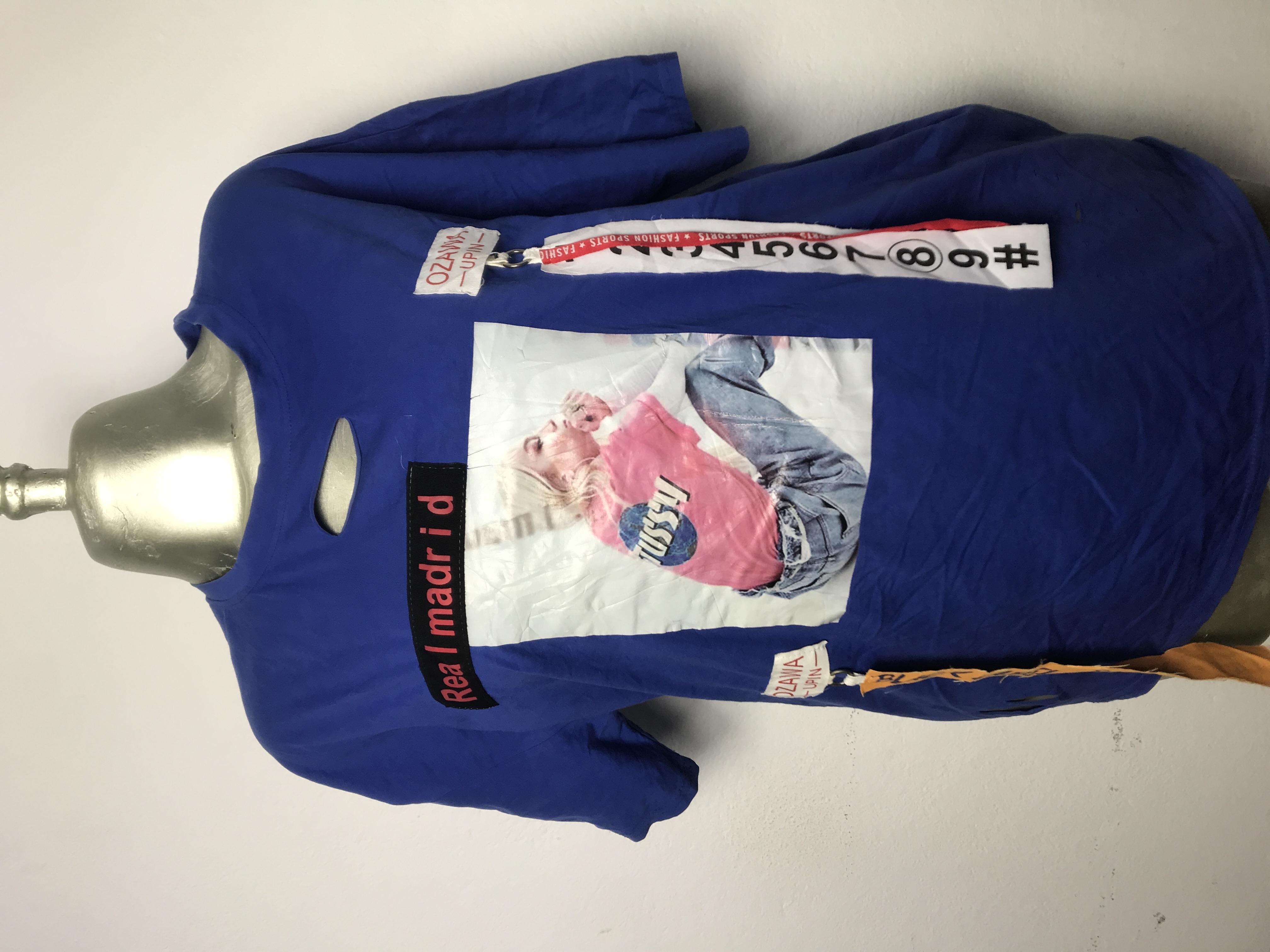 T-shirt tendance bleu Taille M L XL XXL