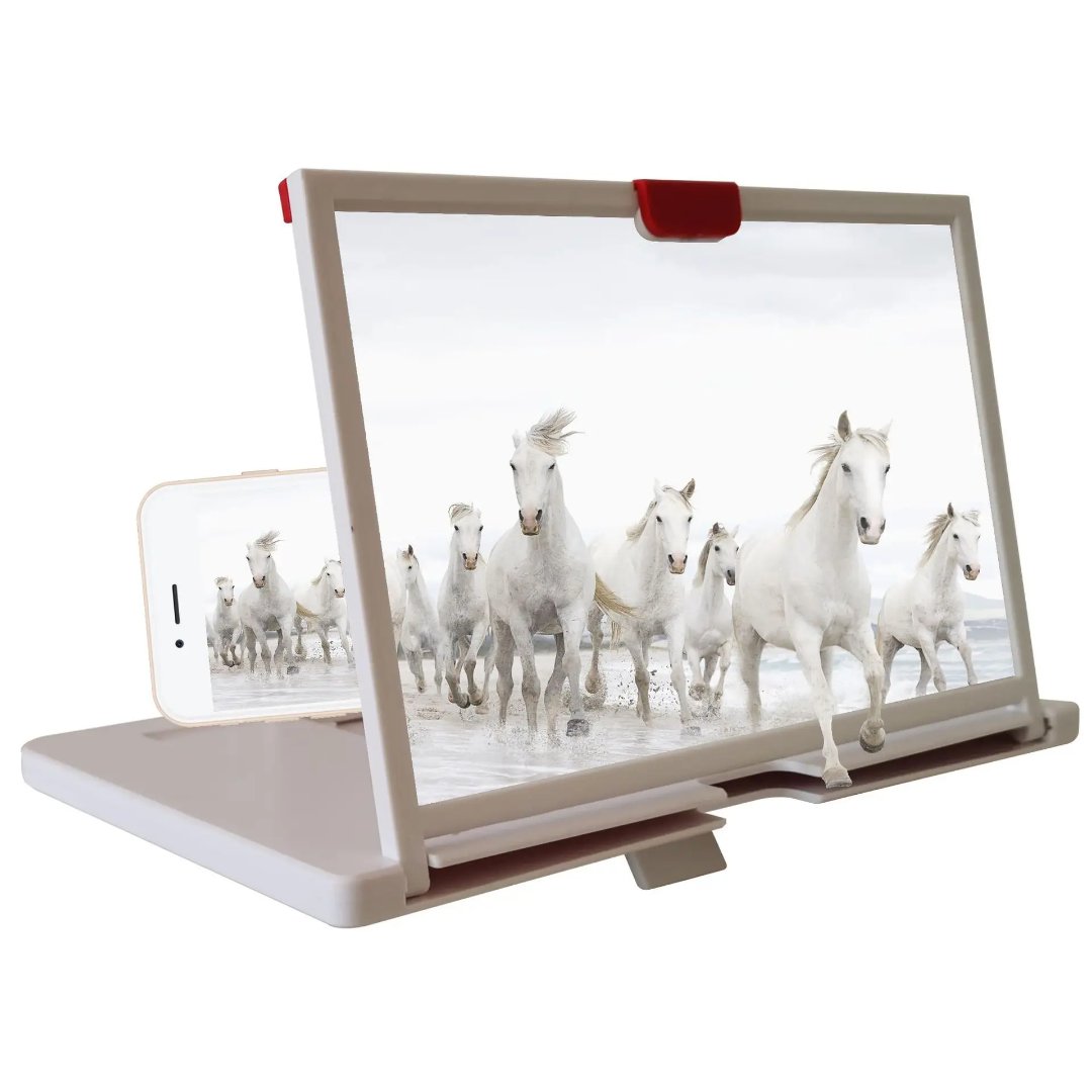 AGRANDISSEUR D'ÉCRAN DE TÉLÉPHONE 5D 12 POUCES