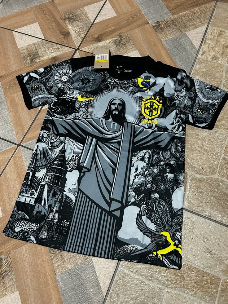 Maillot Bresil noir ultra 2025-2026